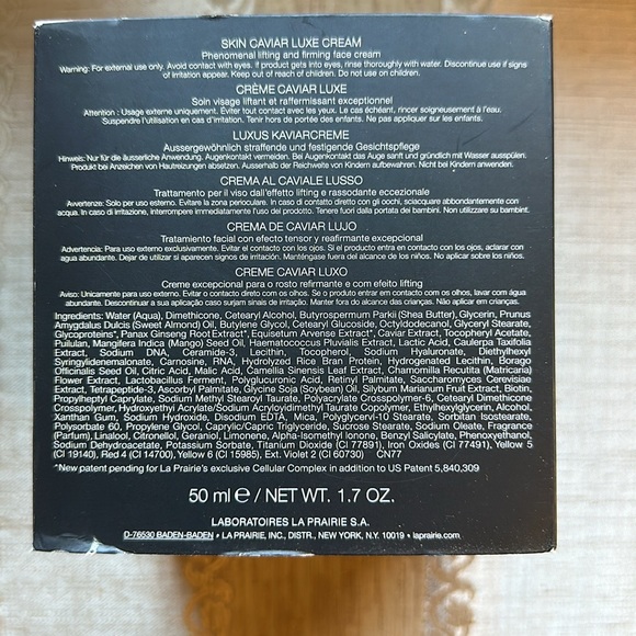 La Prairie Skin Caviar Luxe Cream 50ml sealed and in original package - Picture 3 of 3